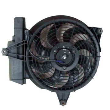 A/C Condenser Fan Assembly Electric Fan Assembly for Hyundai Santa Fe 2001-2002