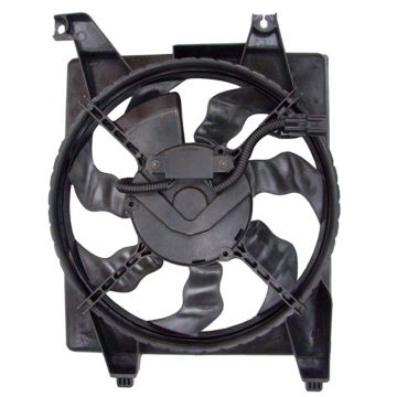 A/C Condenser Fan Assembly With Motor for Hyundai Accent Sedan Hatchback 2006-2011