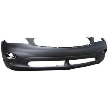 Bumper Cover Front w/Park Distance Sensors w/Around View Monitor w/360 Monitor Primed CAPA for INFINITI EX35 EX37 QX50