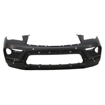 Bumper Cover Front 4 Holes w/Park Distance Sensors w/o Intelligent Cruise Control Primed for INFINITI QX50 2016-2017
