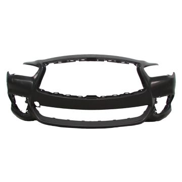 Bumper Cover Front w/Object Sensors Primed CAPA for INFINITI QX60 2016-2020