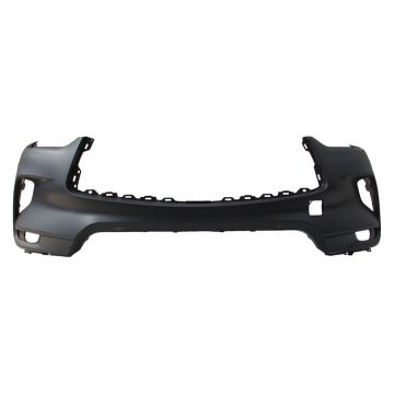 Bumper Cover Front w/o Object Sensors Primed CAPA for INFINITI QX50 2019-2023