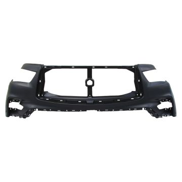 Bumper Cover Front Upper w/o Headlamp Washers Primed for INFINITI QX80 2018-2024
