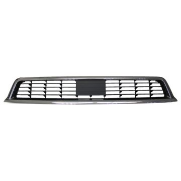 Bumper Cover Grille Front w/o Collision Warning CAPA for INFINITI QX80 2015-2017
