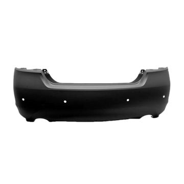 Bumper Cover Rear w/Technology Pkg w/Parking Sensors Primed for INFINITI M35h M37 M56