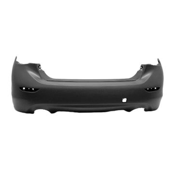 Bumper Cover Rear w/o Object Sensors Primed CAPA for INFINITI Q50 2014-2017