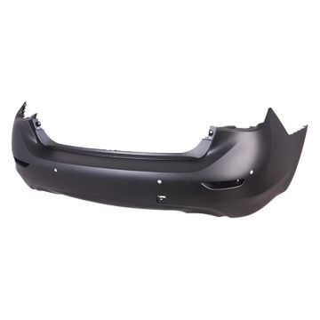 Bumper Cover Rear w/Object Sensors Primed CAPA for INFINITI Q50 2014-2017
