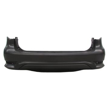 Bumper Cover Rear w/o Backup Collision Intervention w/o Park Assist w/o Towing Hitch Primed for INFINITI QX60 2016-2017