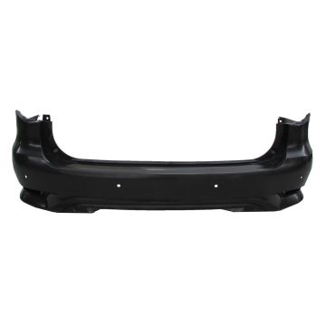 Bumper Cover Rear w/Backup Collision Intervention w/Park Assist w/Towing Hitch Primed CAPA for INFINITI QX60 2016-2017