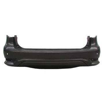 Bumper Cover Rear w/o Backup Collision Intervention w/Park Assist w/o Towing Hitch Primed for INFINITI QX60 2016-2017