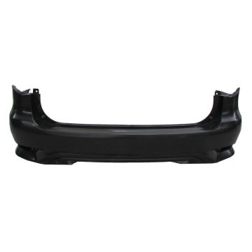 Bumper Cover Rear w/o Backup Collision Intervention w/o Park Assist w/Towing Hitch Primed CAPA for INFINITI QX60 2016-2017