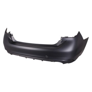 Bumper Cover Rear w/o Object Sensors Primed for INFINITI Q50 2018-2023