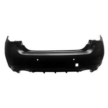 Bumper Cover Rear w/Object Sensors Primed for INFINITI Q50 2018-2023