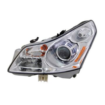 Headlight Assembly Composite Left w/o Technology Pkg for INFINITI G35 Sedan 2007-2008