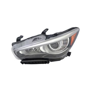 Headlight Assembly Composite Left w/o Adaptive Headlamps for INFINITI Q50 2014-2017