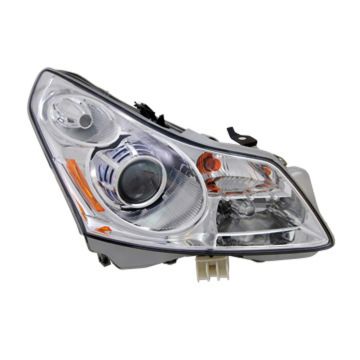 Headlight Assembly Composite Right w/o Technology Pkg for INFINITI G35 Sedan 2007-2008