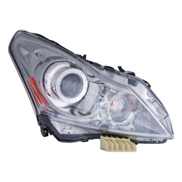 Headlight Assembly Composite Right CAPA for INFINITI G25 G37