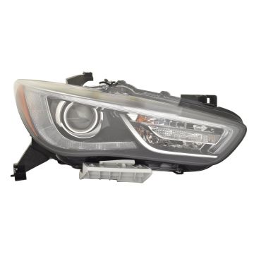 Headlight Assembly Composite Right From 7-16 CAPA for INFINITI QX60 2016