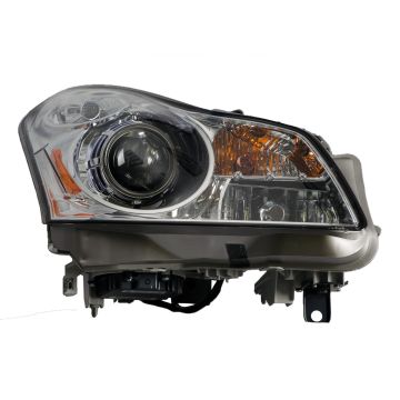 Headlight Lens Housing Right w/o Technology Pkg for INFINITI G35 Sedan 2007-2008