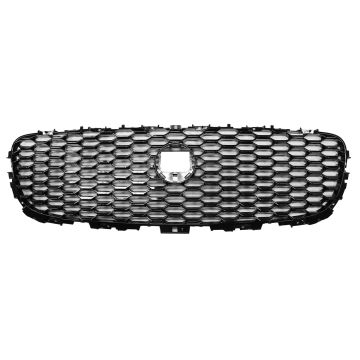 Grille Assembly w/o Front View Camera Gloss Black for Jaguar E-Pace 2018-2020