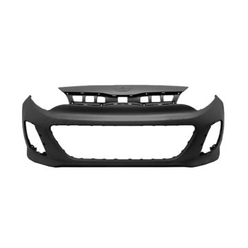 Bumper Cover Front Primed for Kia Rio Hatchback 2016-2017