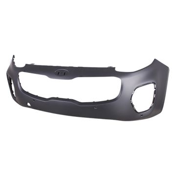 Bumper Cover Front w/Park Assist Primed for Kia Sportage 2017-2019