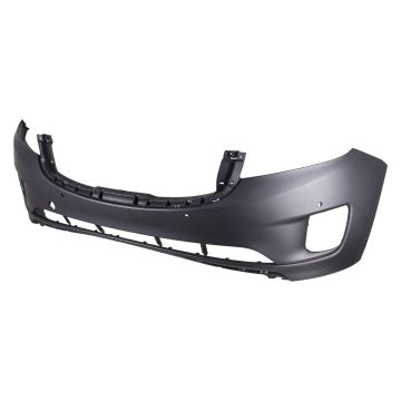 Bumper Cover Front w/Park Assist System Primed for Kia Sedona L LX EX SX 2015-2018