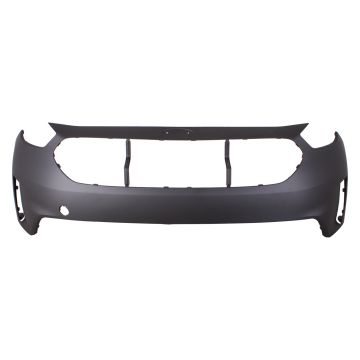 Bumper Cover Front w/o Parking Sensors Primed CAPA for Kia Niro 2017-2019