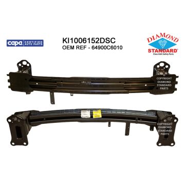 Bumper Cover Reinforcement Front w/Auto Cruise CAPA for Kia Sorento 2016-2018