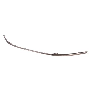 Bumper Cover Molding Front w/o Nightfall Edition Pkg Dark Chrome for Kia Sportage 2020-2022