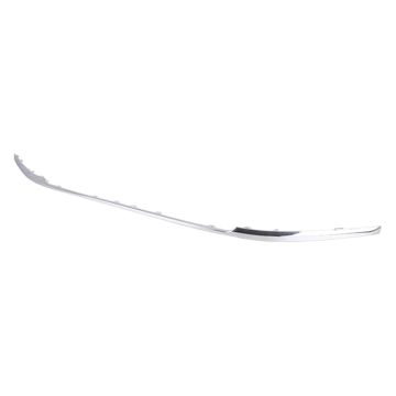 Bumper Cover Molding Front w/o Nightfall Edition Pkg Chrome for Kia Sportage 2020-2022