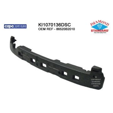 Bumper Impact Absorber Front CAPA for Kia Soul 2014-2016
