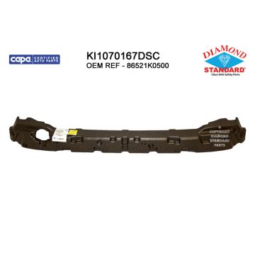 Bumper Impact Absorber Front CAPA for Kia Soul GT-Line GT-Line Premium GT-Line Limited GT-Line Turbo 2020-2022