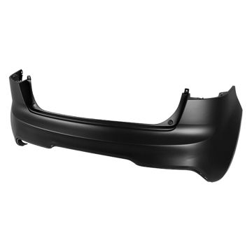 Bumper Cover Rear Primed CAPA for Kia Rio Hatchback 2012-2015