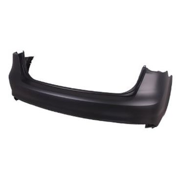 Bumper Cover Rear w/o Park Assist Primed for Kia Forte 2017-2018