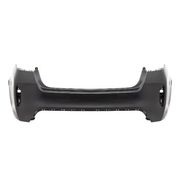 Bumper Cover Rear w/o Rear Parking Aid Primed CAPA for Kia Optima Hybrid Premium Hybrid EX Hybrid LX Hybrid EX Premium Plug-In Hybrid EX Plug-In Hybrid EX Premium 2017-2019