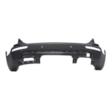Bumper Cover Rear w/Exhaust Cutout Primed CAPA for Kia Telluride S EX SX 2020-2022