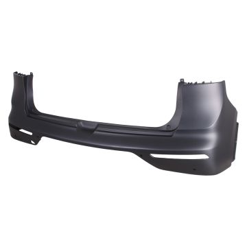 Bumper Cover Rear Upper w/o Parking Sensors Primed CAPA for Kia Niro 2017-2019