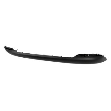 Bumper Cover Rear Lower w/o Exhaust Tip w/o Exhaust Cutout Matte Dark Gray CAPA for Kia Forte 2014-2016