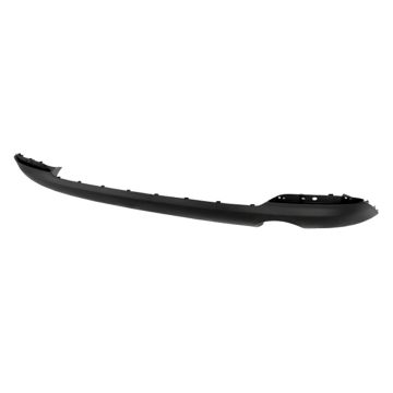 Bumper Cover Rear Lower w/Exhaust Tip w/Exhaust Cutout Matte Dark Gray CAPA for Kia Forte 2014-2016