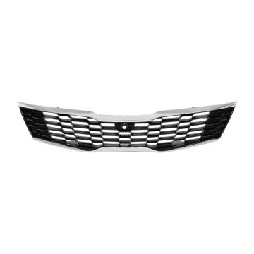Grille Assembly w/Around View Monitor Chrome/Black CAPA for Kia Optima 2019-2020