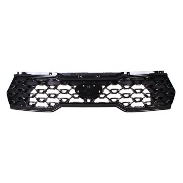 Grille Assembly w/Surround View Gloss Black CAPA for Kia Sorento SX Prestige 2021