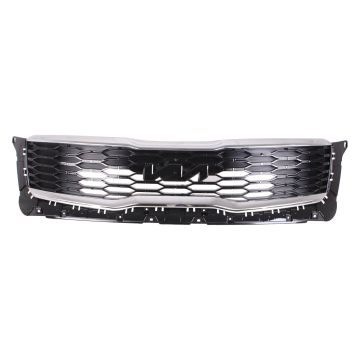 Grille Assembly w/Front Radar w/o Surround View Camera CAPA for Kia Telluride 2022