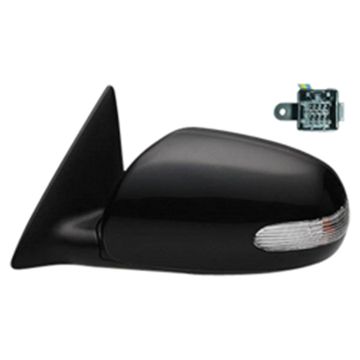 Door Mirror Assembly Left w/Signal Lamps for Kia Forte Sedan 2010