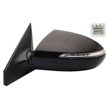 Door Mirror Assembly Left Power Heated w/Signal Lamp for Kia Sportage 2011-2016