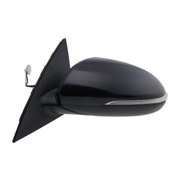 Door Mirror Assembly Left Power Non-Heated w/o Blind Spot Detection for Kia Optima 2016-2018