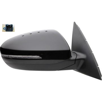 Door Mirror Assembly Right Power Manual Folding Non-Heated for Kia Optima Hybrid Hybrid Premium Hybrid EX Hybrid LX 2011-2013