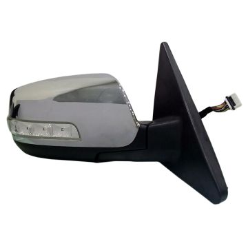 Door Mirror Assembly Right w/Blind Spot Mirror Chrome for Kia Sorento 2014-2015