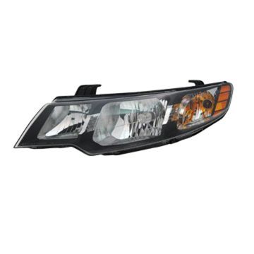 Headlight Assembly Composite Left CAPA for Kia Forte Sedan 2010-2013