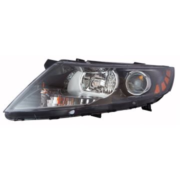 Headlight Assembly Composite Left Halogen From 12-6-10 Korea Built CAPA for Kia Optima LX EX SX EX Luxury SXL 2011-2013